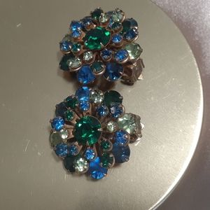 Antique/vintage clip on earrings .